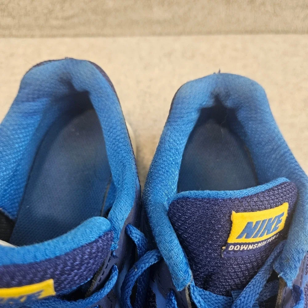 NIKE DOWNSHIFTER 6 KIDS | Running Shoes Blue Yellow Size 4Y